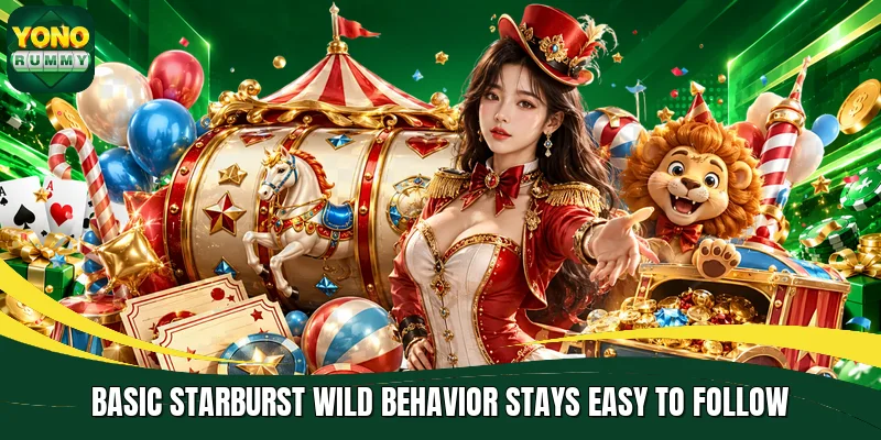 Basic Starburst wild behavior stays easy to follow Basic Starburst wild behavior stays easy to follow