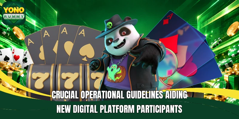 Crucial operational guidelines aiding new digital platform participants
