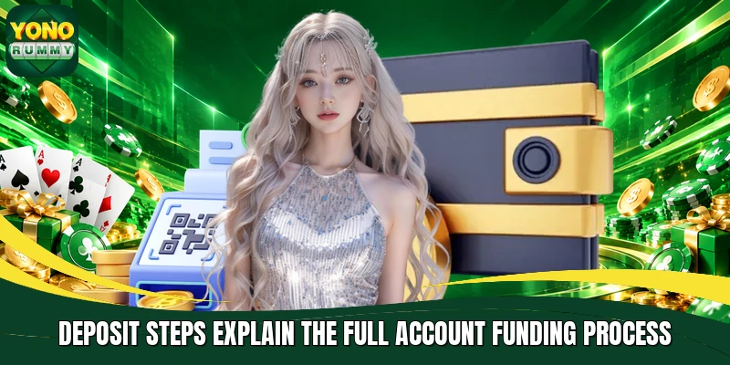 Deposit steps explain the full account funding process Deposit steps explain the full account funding process