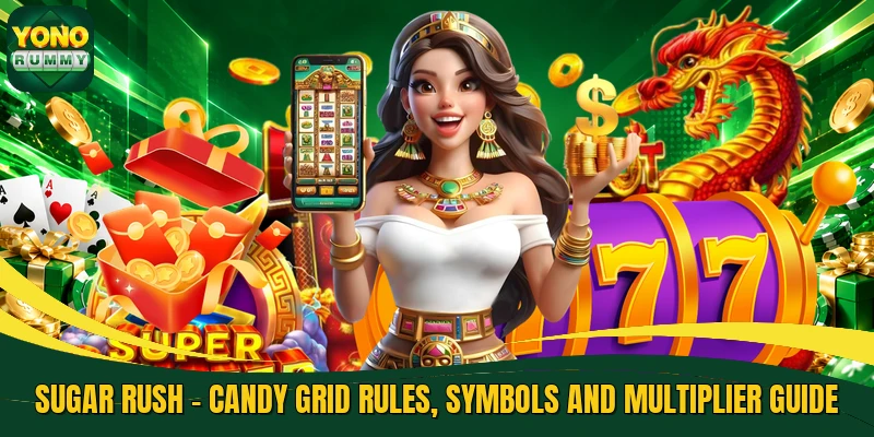 Sugar Rush - Candy Grid Rules, Symbols And Multiplier Guide